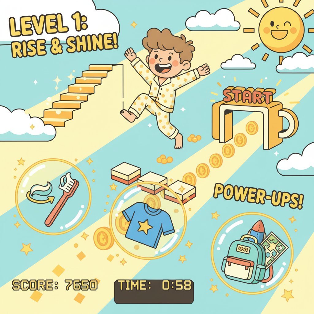 Gamified morning routine for children with ADHD