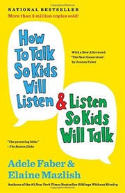 How to Talk So Kids Will Listen book cover