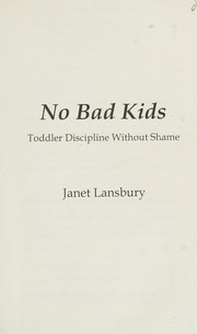No Bad Kids book cover